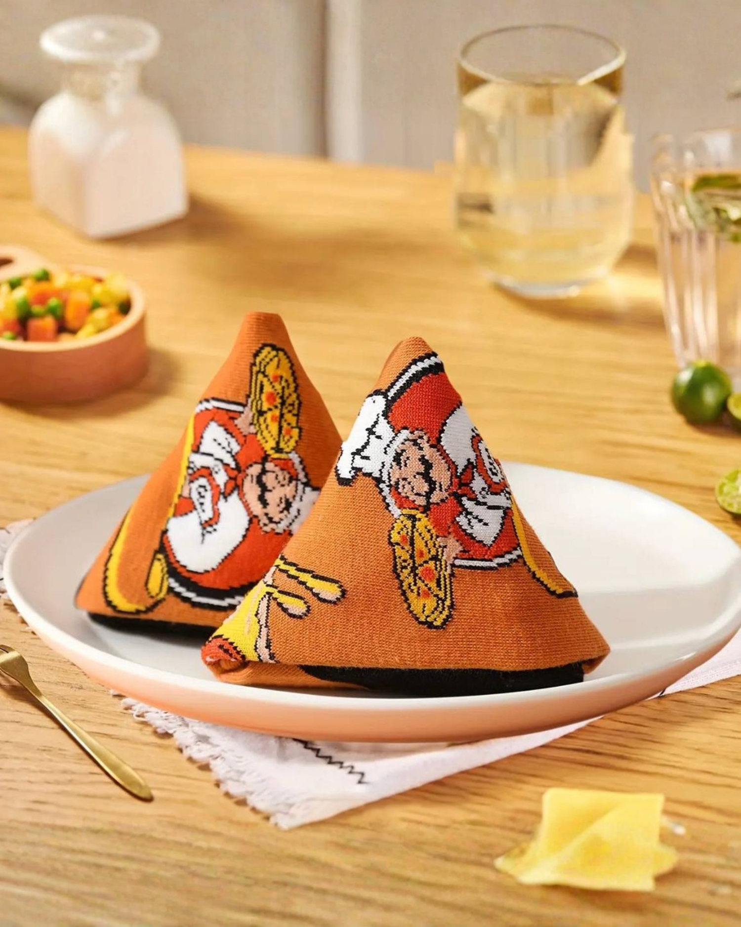 Unisex Mid-Calf Socks – Pizza Box