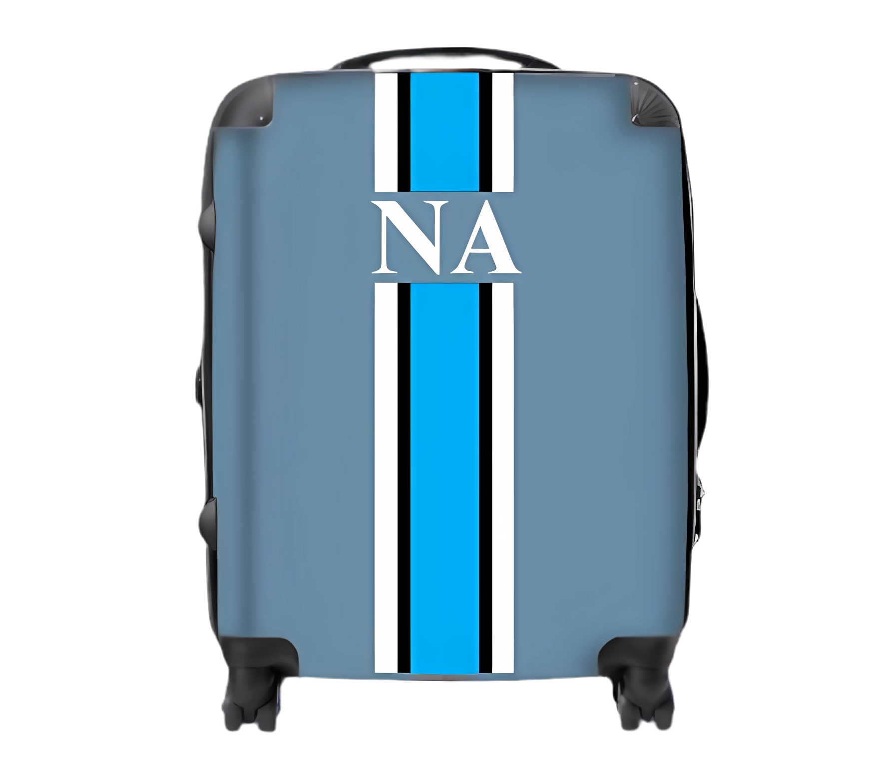 blue luggage