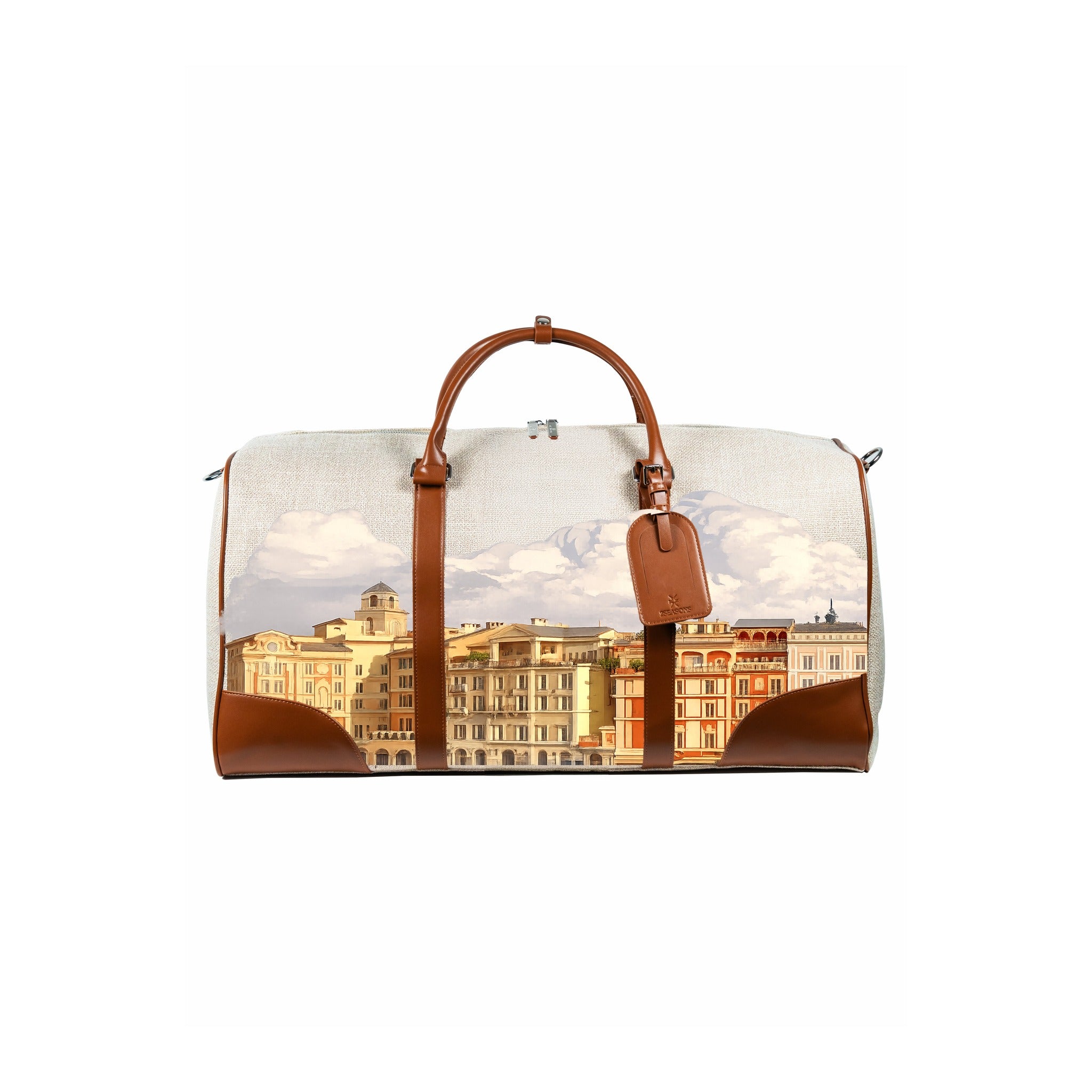 The Rome Duffle — Ivory Beige