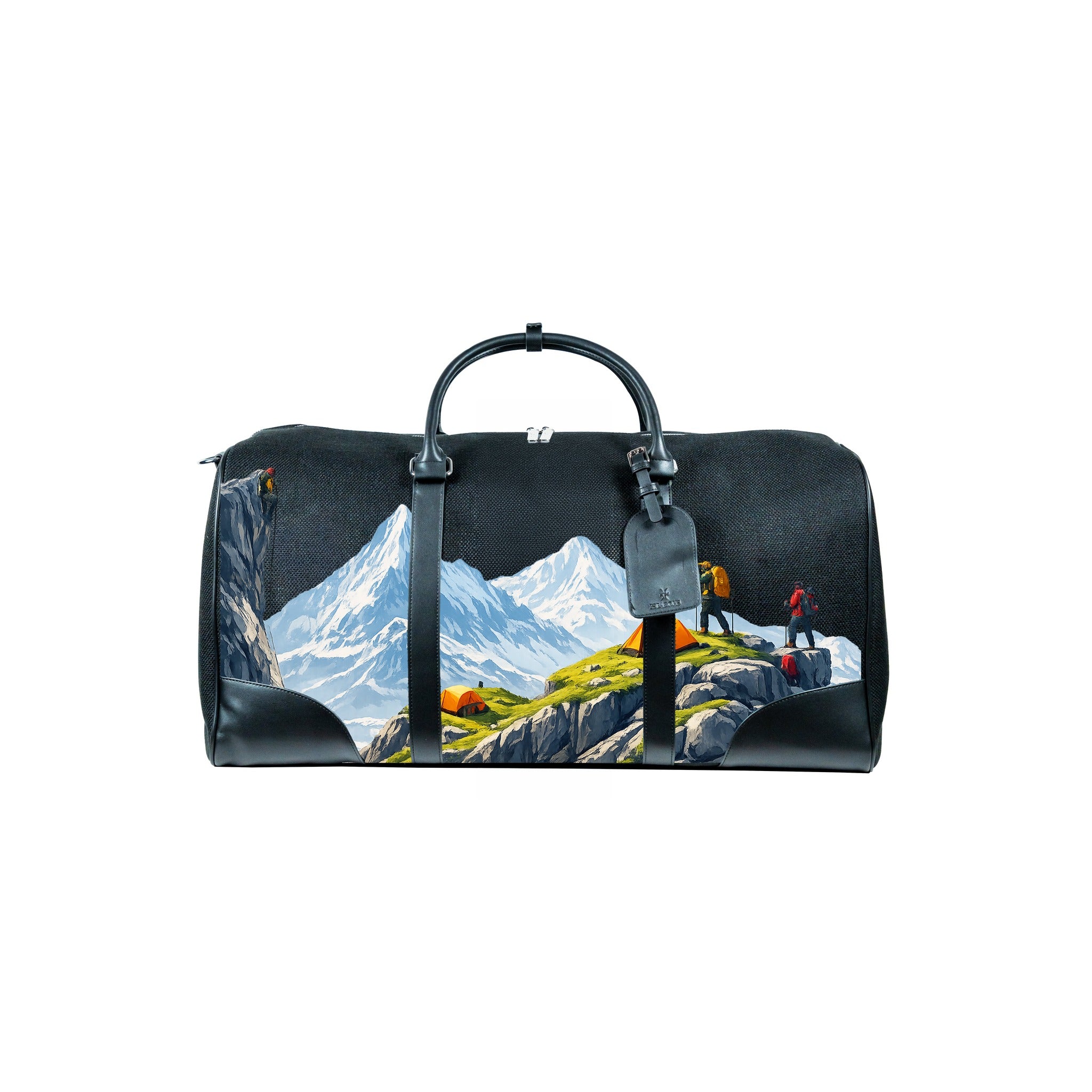 The Zermatt Duffle — Midnight Black