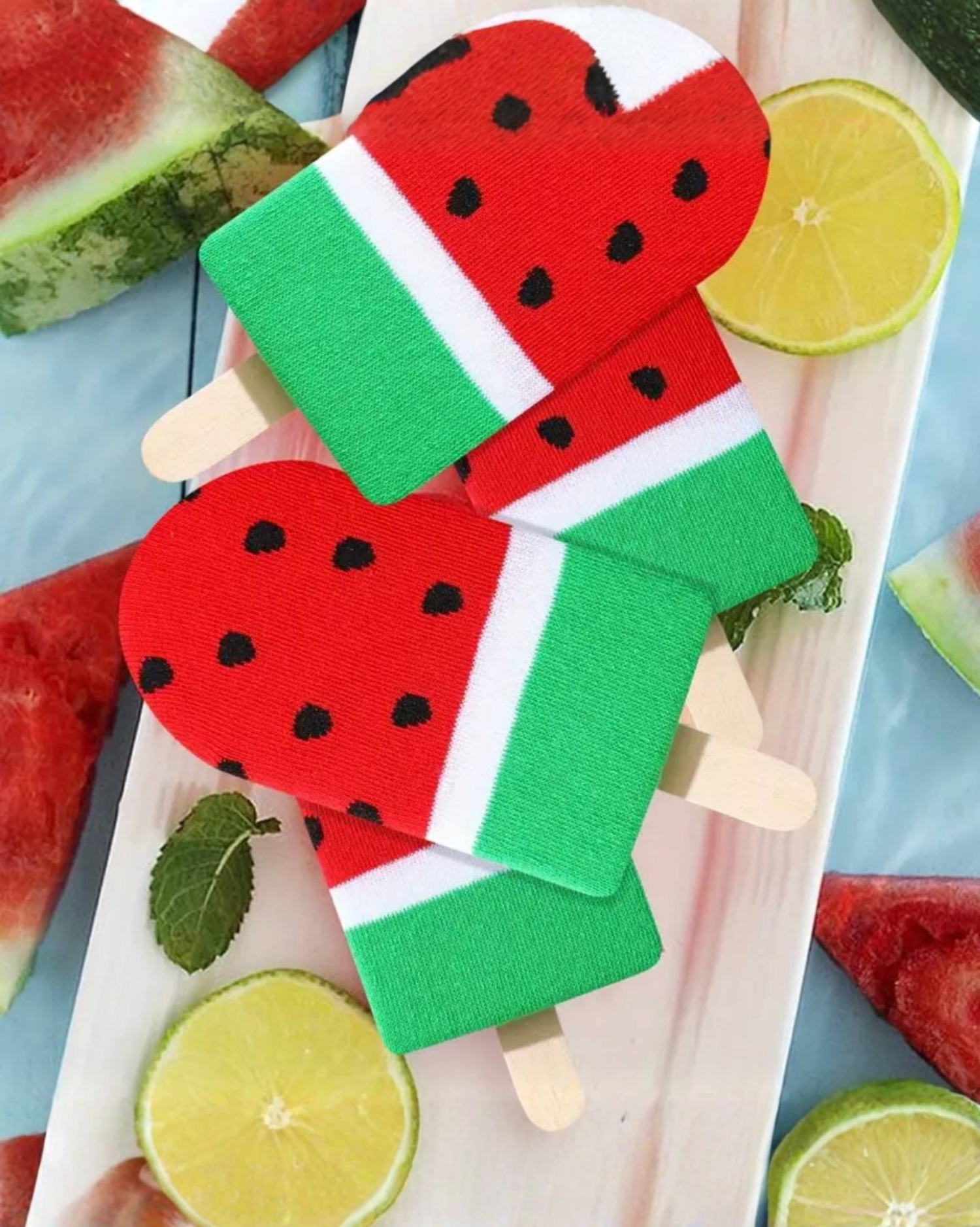 Watermelon Ice Cream Socks