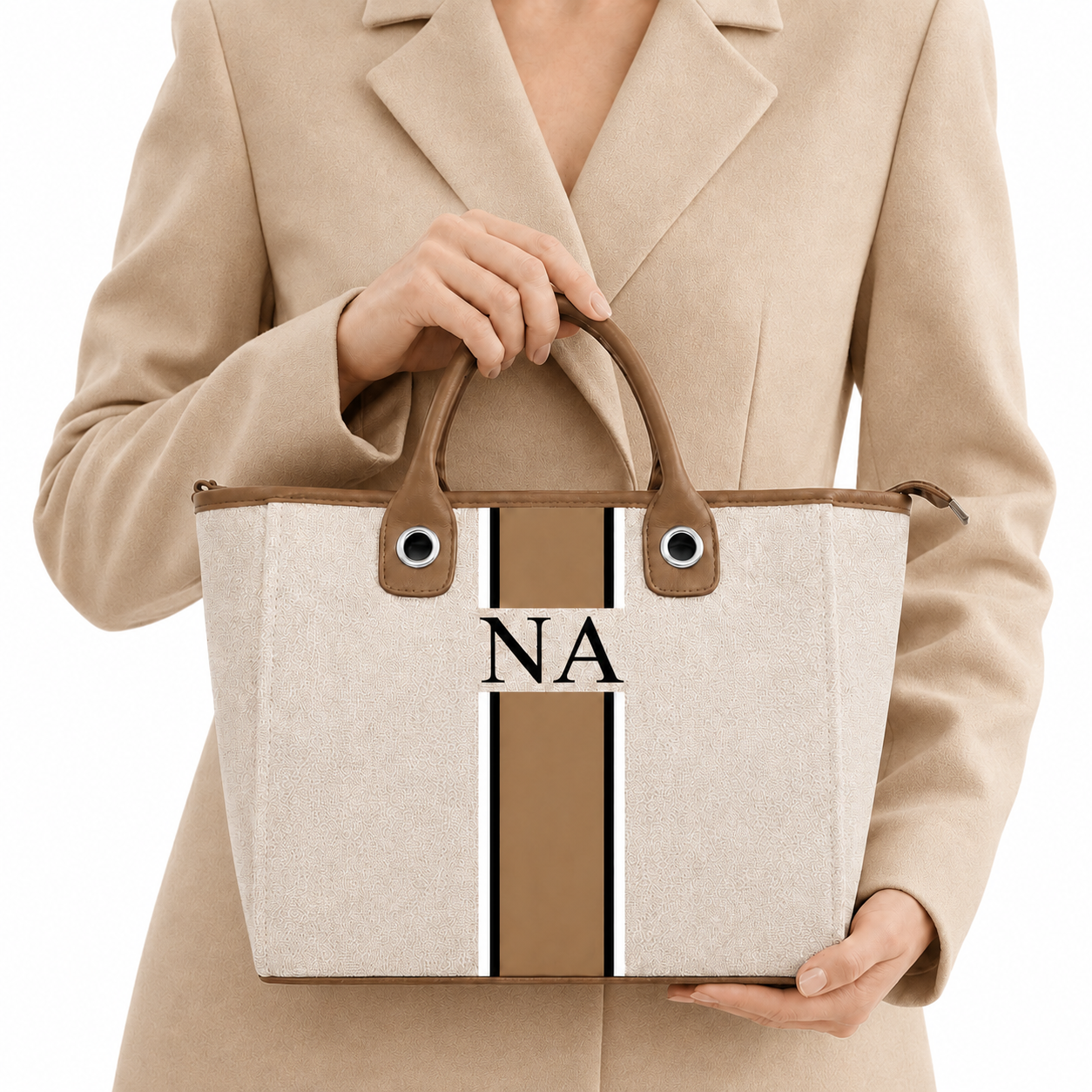 Brown Medium Tote Bag