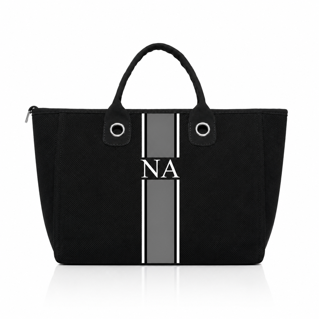 Black Medium Tote Bag