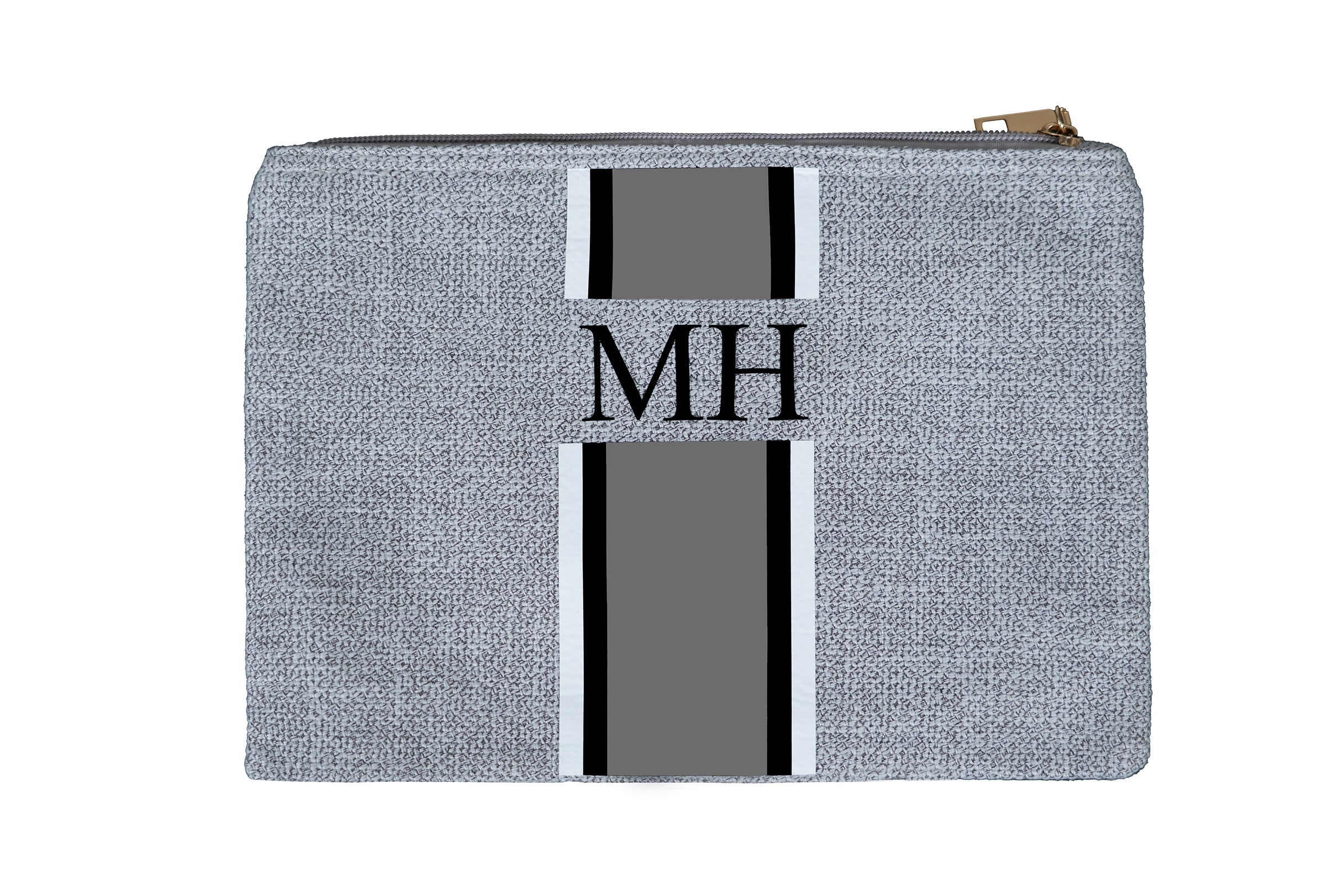 Gray Makeup Bag