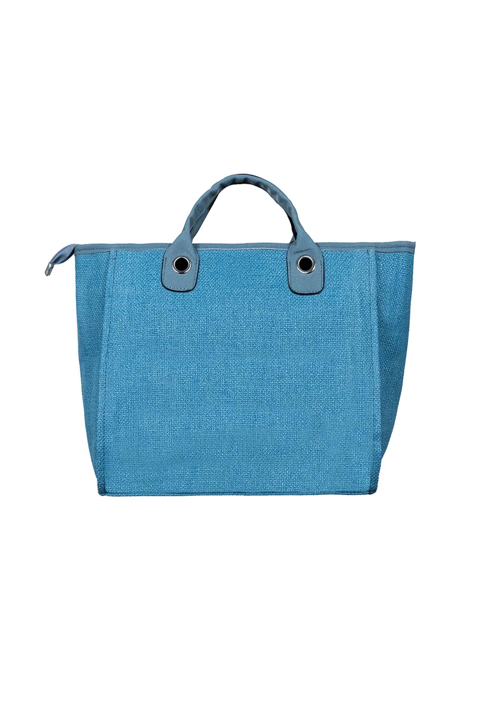 Blue Medium Tote Bag