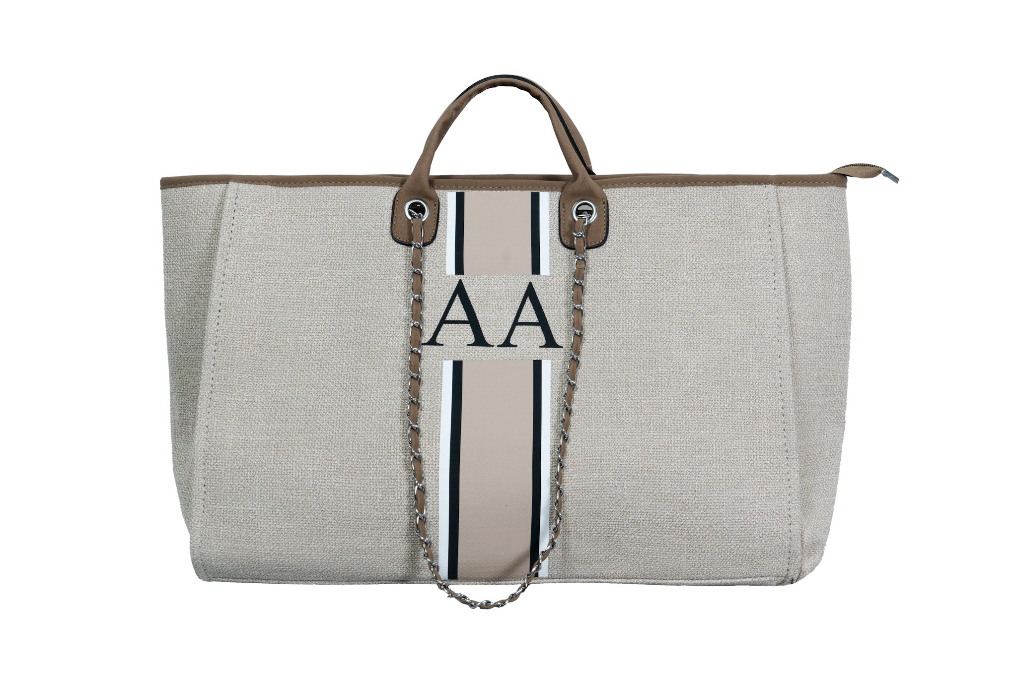 Brown Jumbo Tote Bag