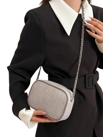 Gray Shoulder Sling Bag