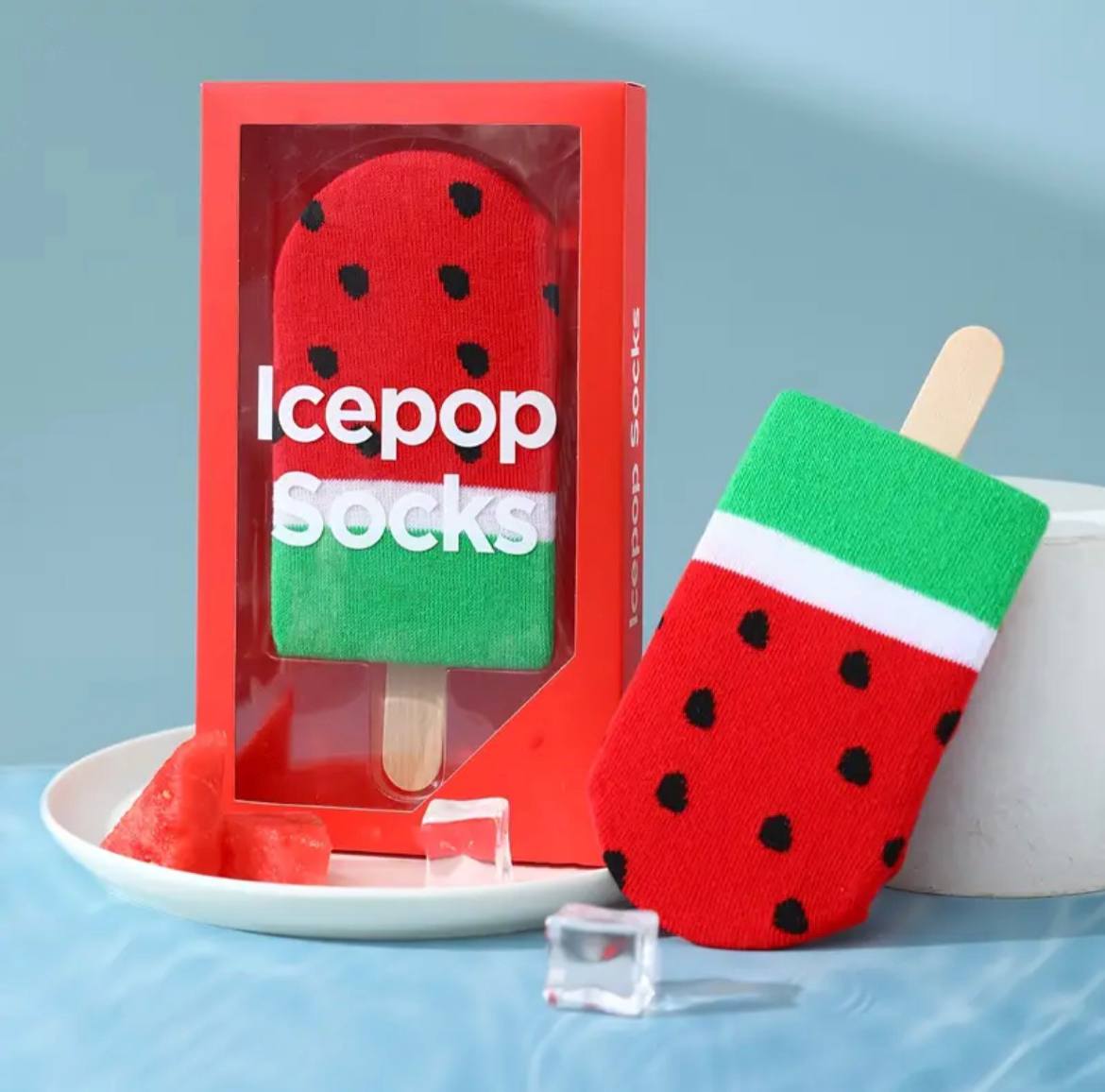 Watermelon Ice Cream Socks