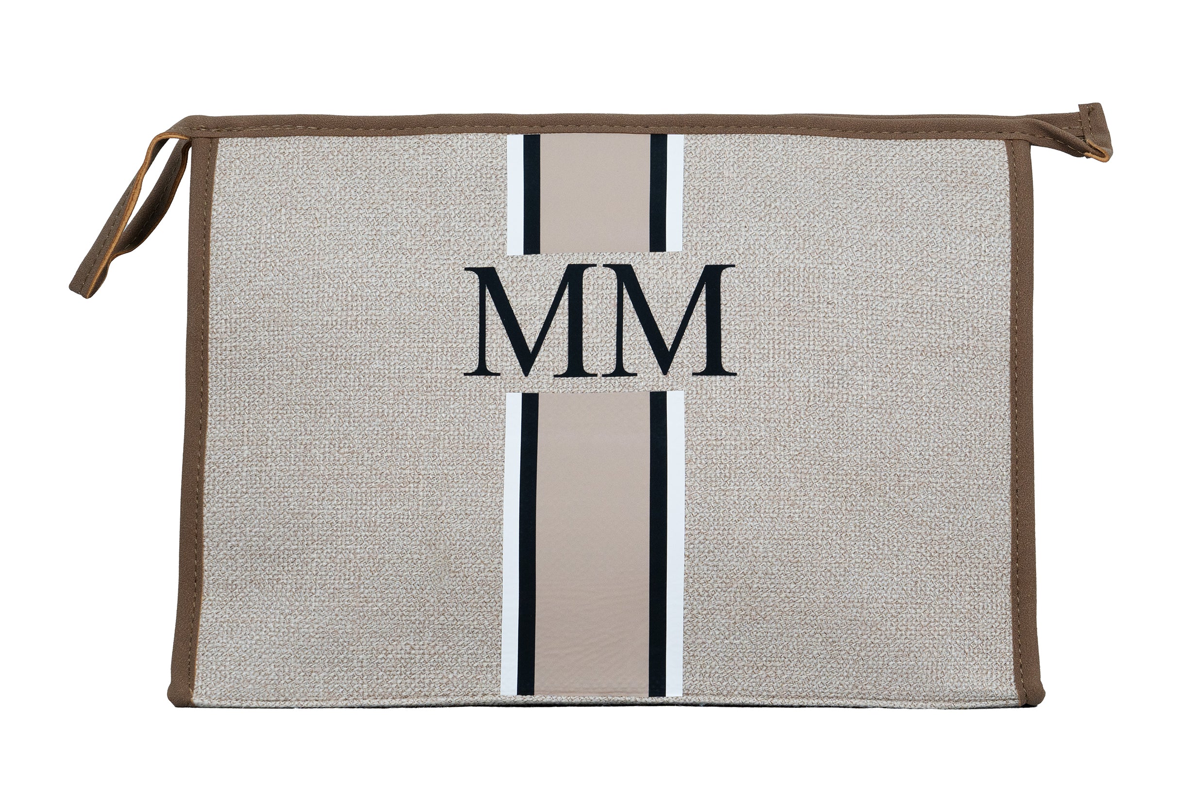 Brown Canvas Pouch Bag