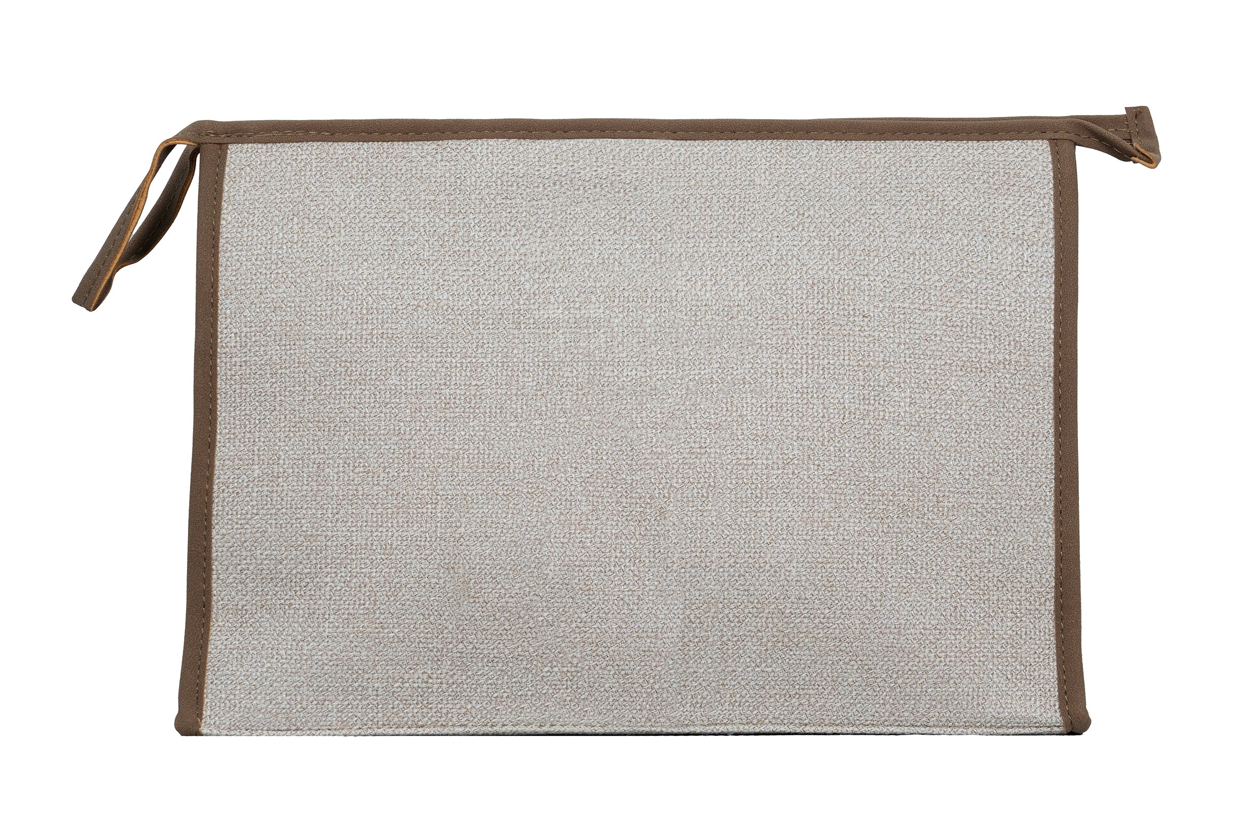 Brown Canvas Pouch Bag