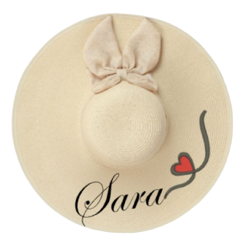 beige hat
