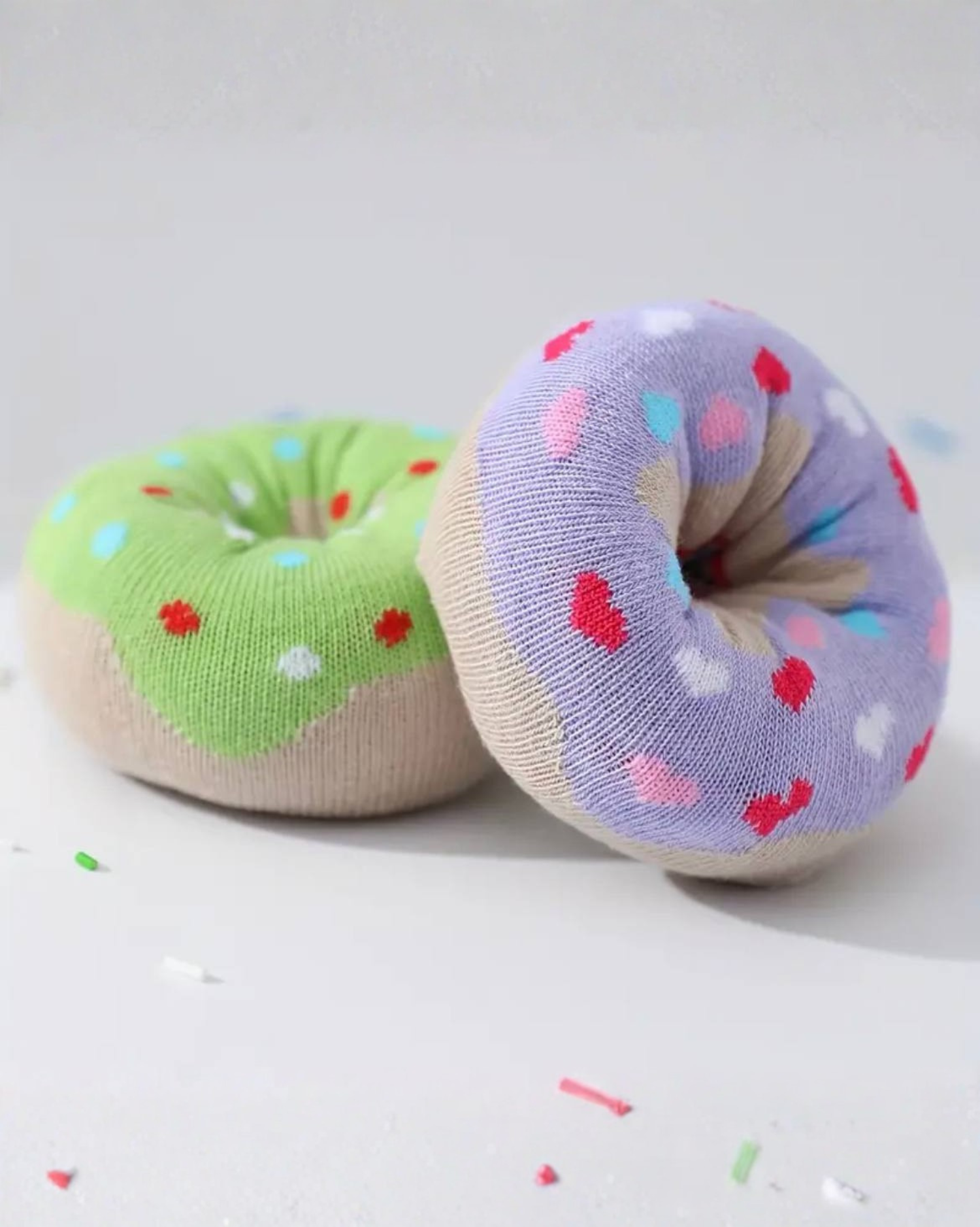 
Donut Pattern Mid-Calf Socks