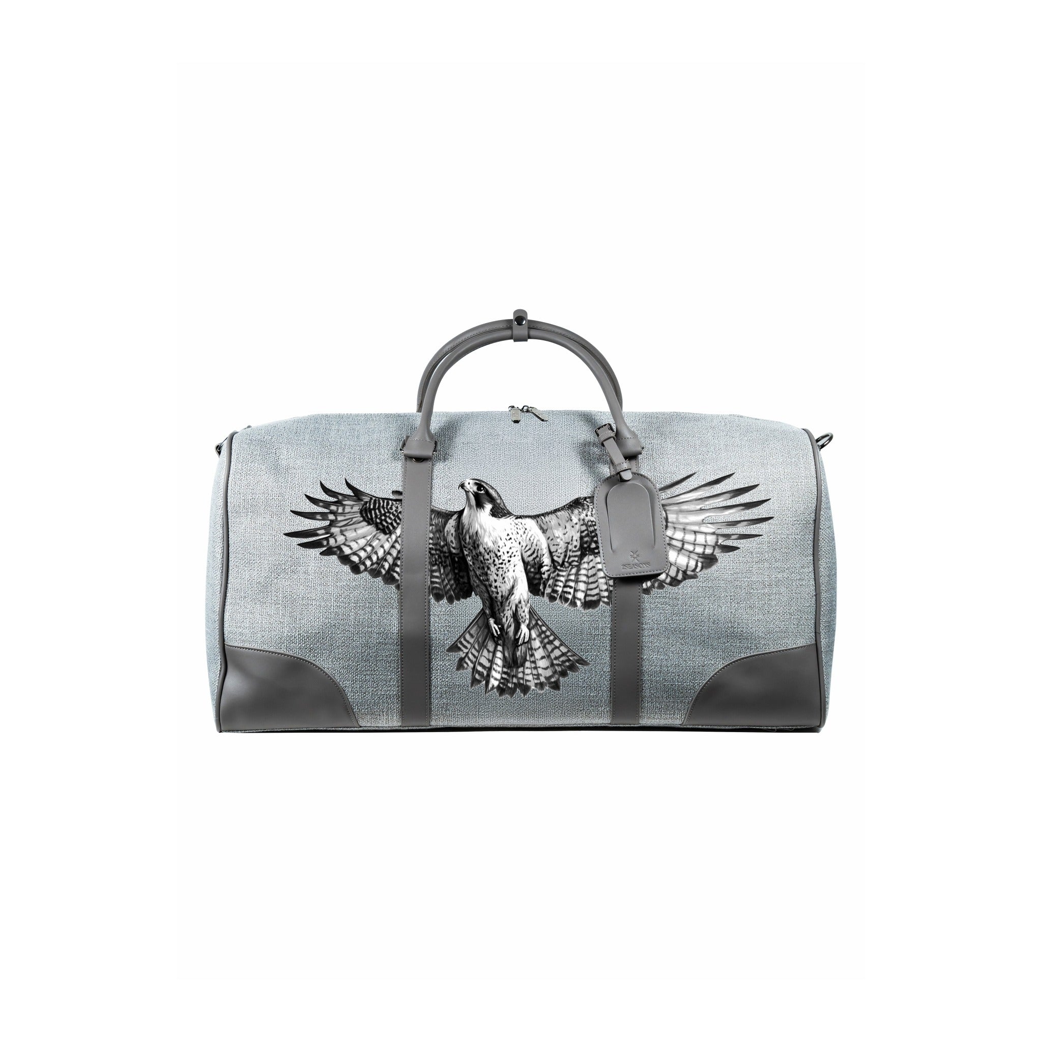 
حقيبة دفل رمادية