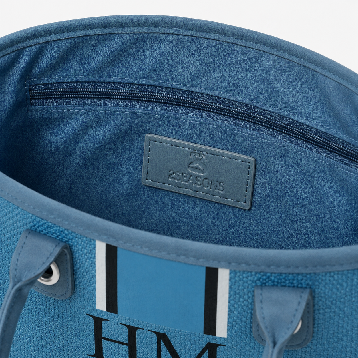 
Blue Medium Tote Bag