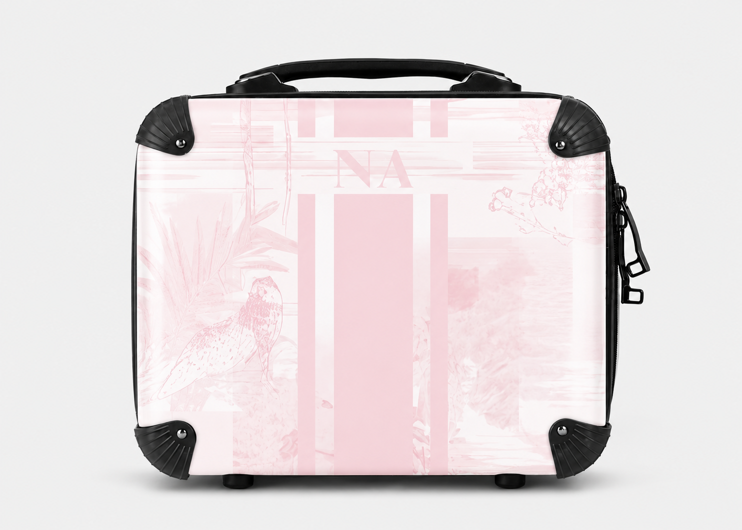 
Pink Tropical Luggage