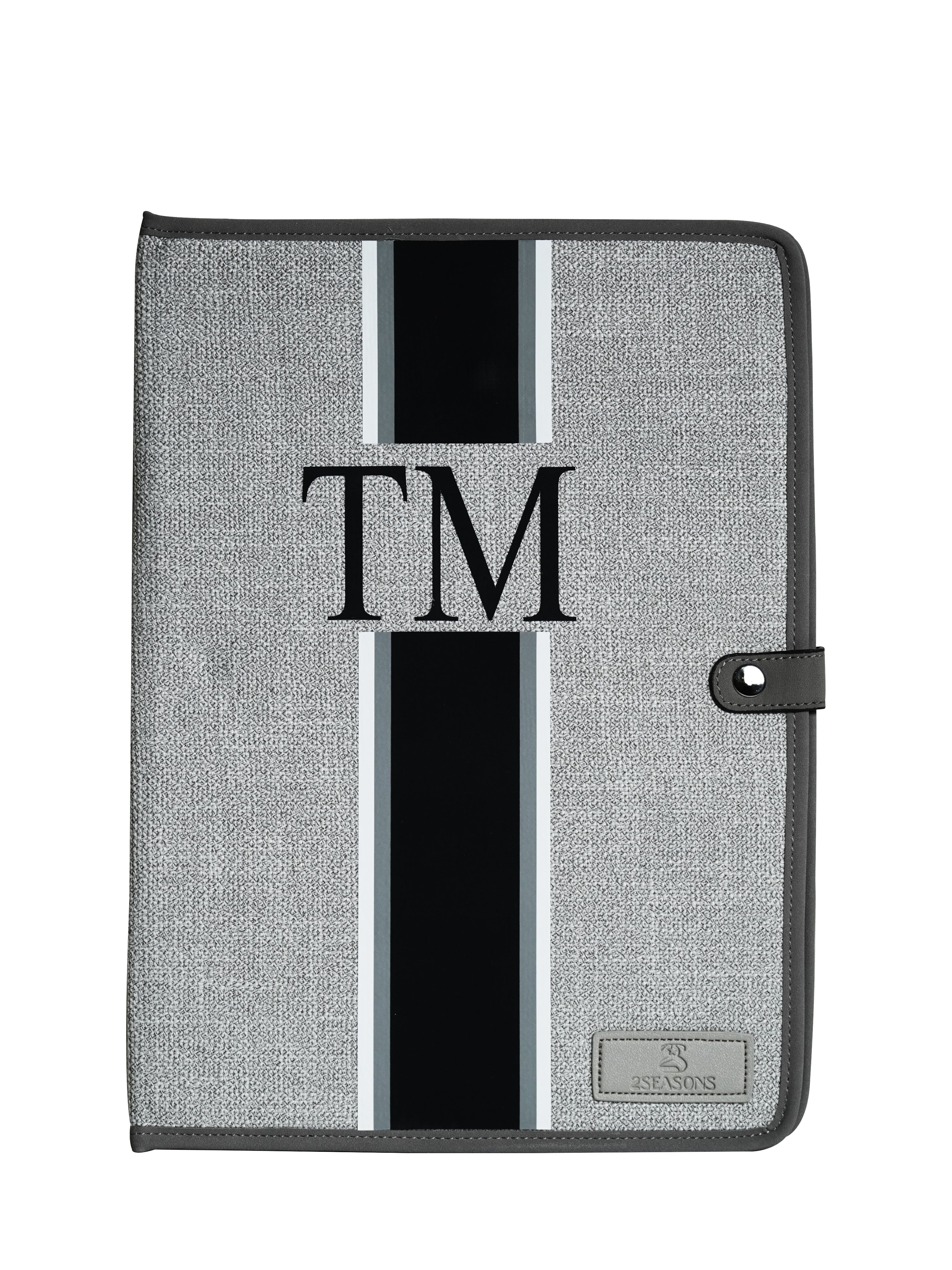 Gray Laptop & iPad Canvas Bag