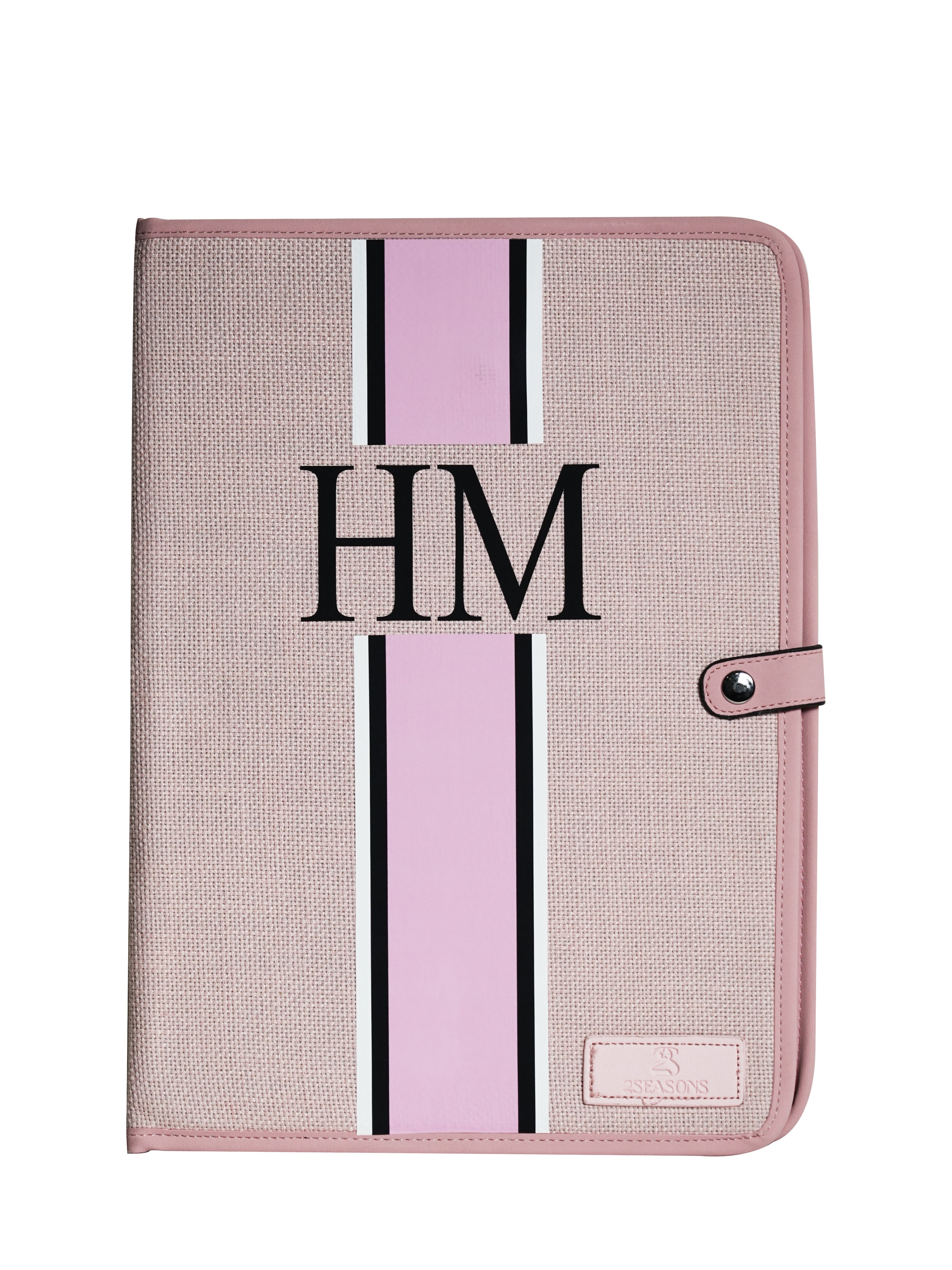 Pink Laptop & iPad Canvas Bag