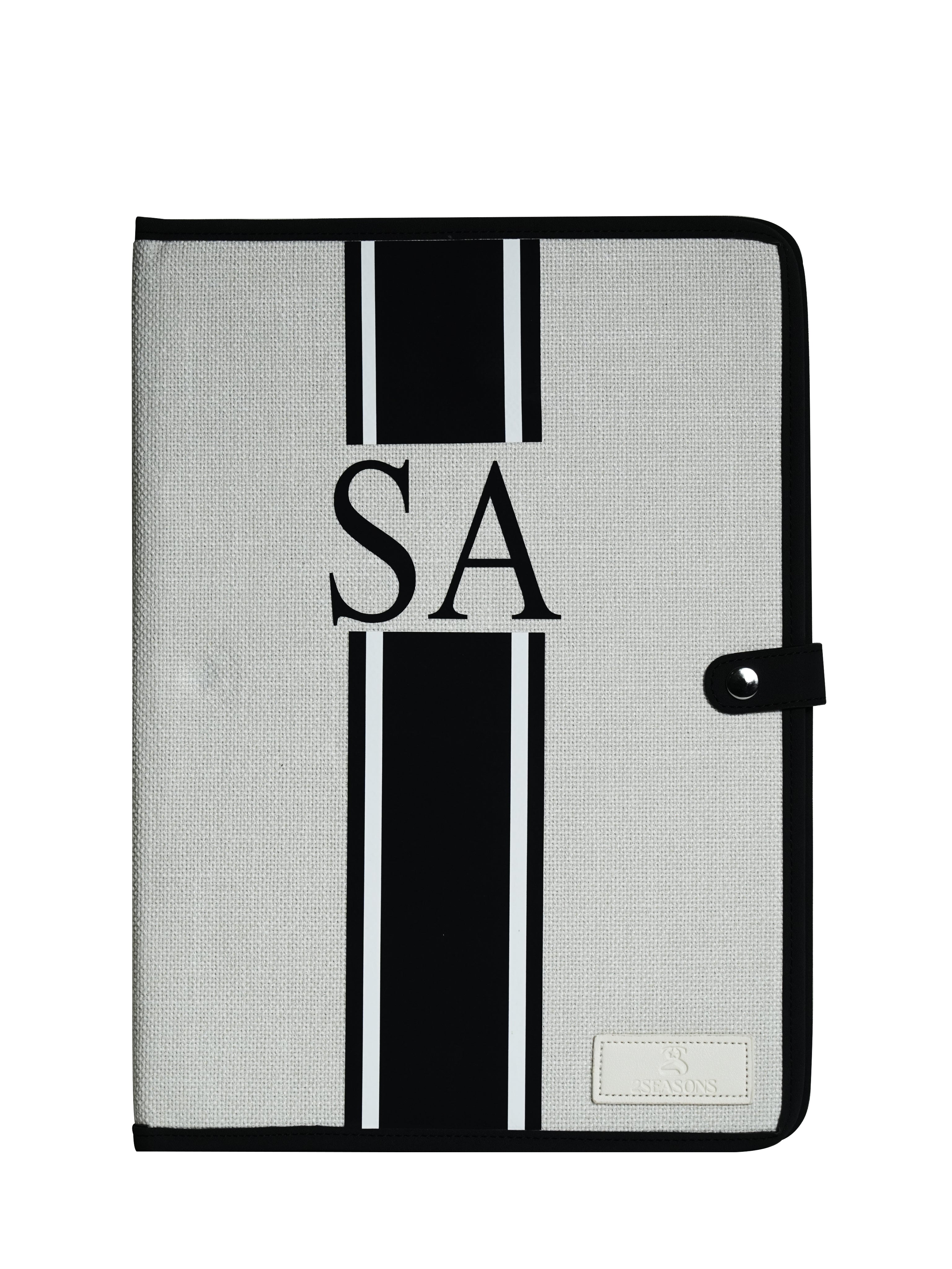 White Laptop & iPad Canvas Bag